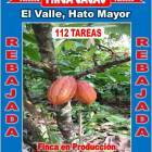 VENDO Finca de CACAO en El Valle de HATO MAYOR, 112 tareas, con Precio REBAJADO