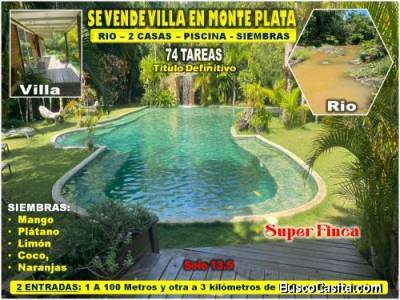 Vendo BELLA  Finca GANADERA CON SUS PASTOS, 245 tareas en DON JUAN, MONTE PLATA